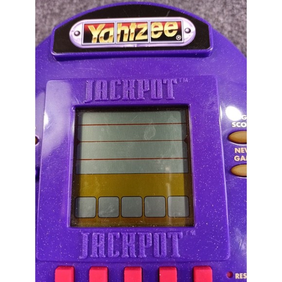 2 Vintage Handheld Games 2000 Radica Tetris - Yahtzee - Wheel of Fortune - Picture 10 of 10